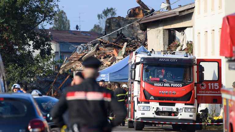 Trois carabiniers tués dans l'explosion d'une bonbonne de gaz près de Vérone, en Italie