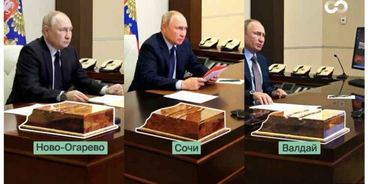 Comment le Kremlin protège Poutine, REL : trois bureaux identiques dans différentes régions!