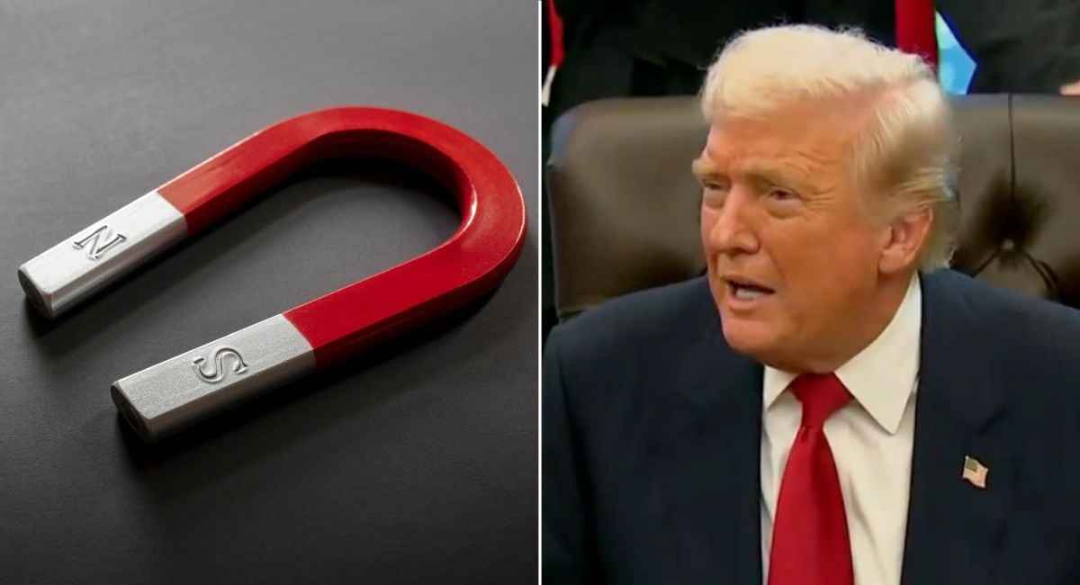 Trump dit «personne ne sait ce que sont les aimants» lors d'un événement à la Maison-Blanche