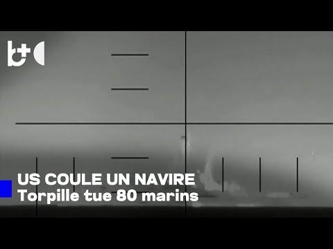 Pentagone publie les images: le sous-marin US fait sauter un navire de guerre iranien