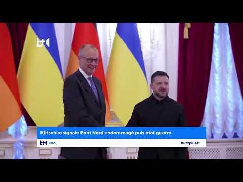 Poutine, missile sur le chancelier Merz / Un autre pont touché, sirènes d'alerte à Kiev
