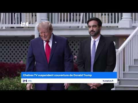 Trump "muet" / les grands médias américains boycottent le président