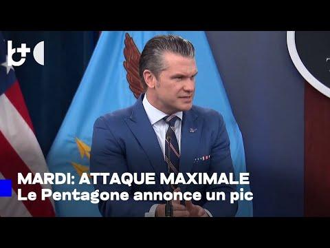 Le chef du Pentagone avertit que «mardi sera la journée la plus intense d'attaques contre l'Iran»
