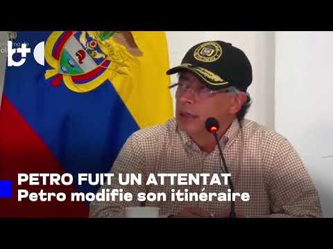 Le président colombien raconte: depuis deux jours il varie de lieux pour éviter un attentat