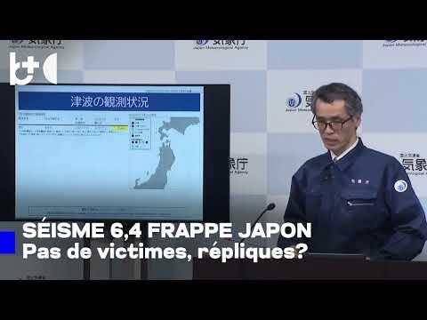 Japon secoué: séisme de magnitude 6,4 frappe le pays, aucune victime signalée