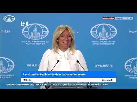 La Russie «déclare la guerre» au Royaume‑Uni et visera des cibles militaires en Ukraine et au‑delà