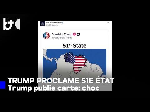 Trump publie la carte du Venezuela comme «51e État» des États-Unis