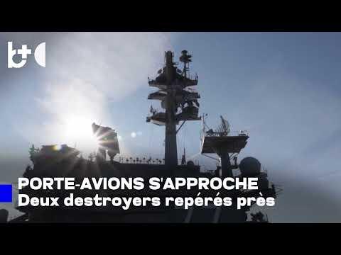Porte-avions américain et deux destroyers aperçus près du golfe d'Oman