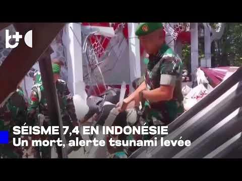 Un séisme de magnitude 7,4 frappe l'Indonésie, une personne tuée
