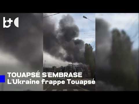 Attaques successives de drones: l'Ukraine frappe une raffinerie russe et cause un incendie géant