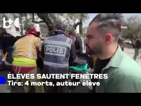 Attaque d'une école turque — élèves se jettent par les fenêtres pour échapper aux tirs