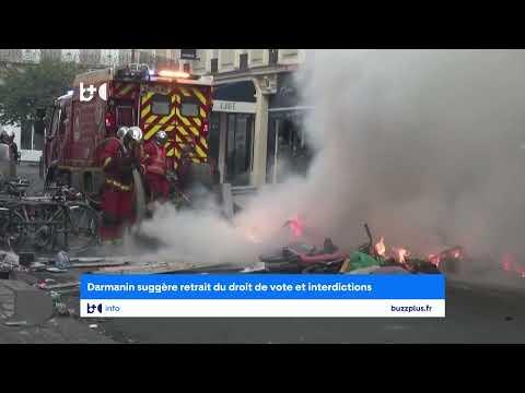 France: 217 en prison pour incidents; le ministre suggère le retrait du droit de vote