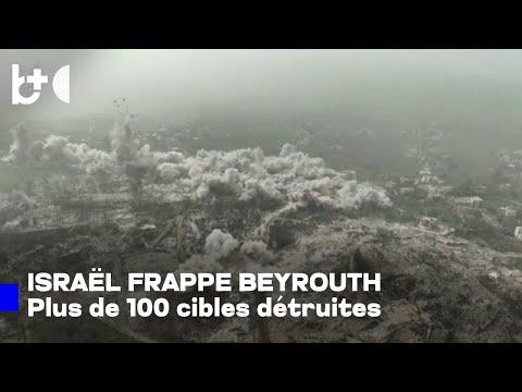 Israël a mené l'une des plus grandes frappes contre le Liban, touchant plus de 100 cibles