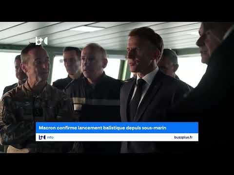 La Russie a reçu le message de la France / Macron a testé un missile nucléaire, réagit le Kremlin