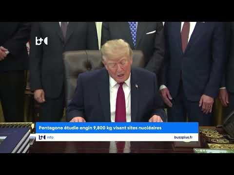 Trump menace l'Iran : utilisera la «mère de toutes les bombes»