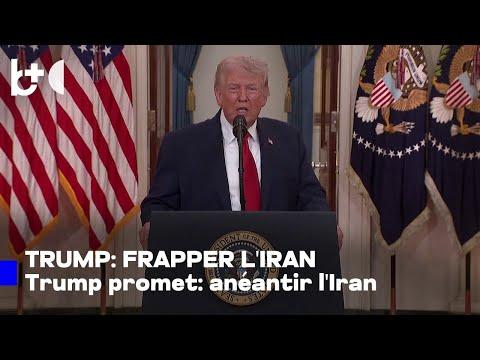 Trump : Nous ramènerons l'Iran à l'âge de pierre