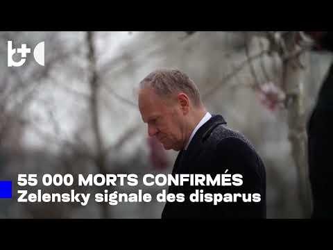 Zelensky, bilan dramatique : l'Ukraine a perdu 55 000 soldats dans la guerre !
