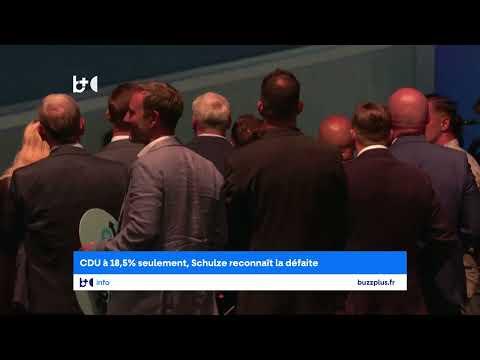 L'extrême droite remporte largement en Allemagne, CDU en chute dramatique