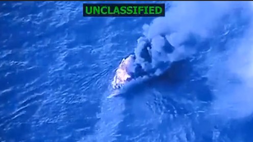 Les USA détruisent un navire près du Venezuela, Trump publie la vidéo: 6 narcoterroristes tués