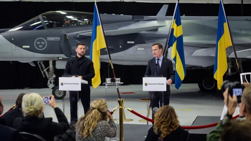 La Suède dit qu'elle ne reconnaîtra aucune annexion russe du territoire ukrainien.