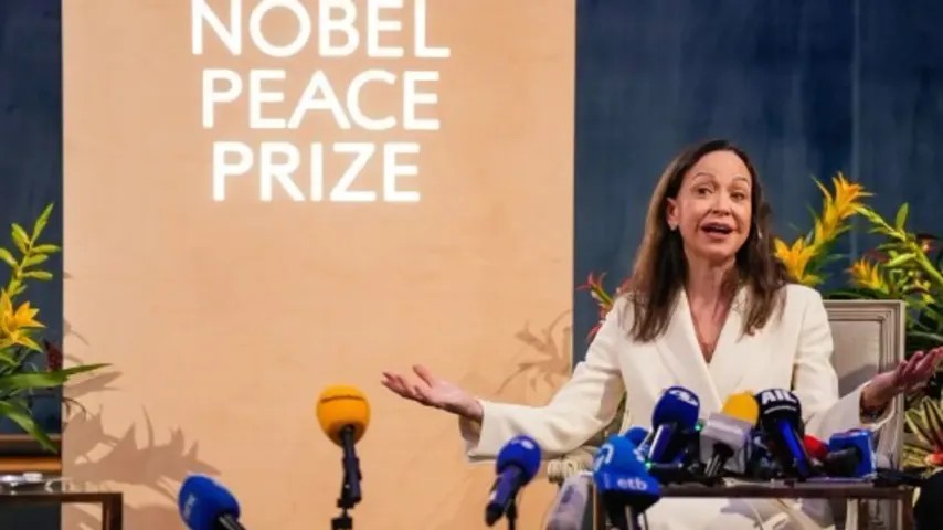 Après avoir reçu le prix Nobel de la paix, Machado : le Venezuela est déjà occupé