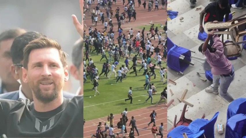Inde: fans furieux—salaires dépensés pour Messi, billets gaspillés; chaises brisées, chaos