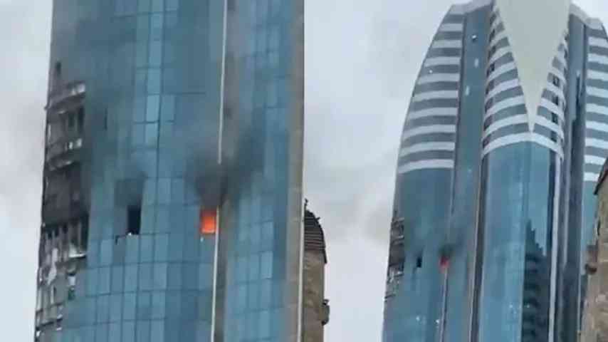 Les Ukrainiens attaquent la Tchétchénie, des drones frappent l'un des bâtiments les plus importants