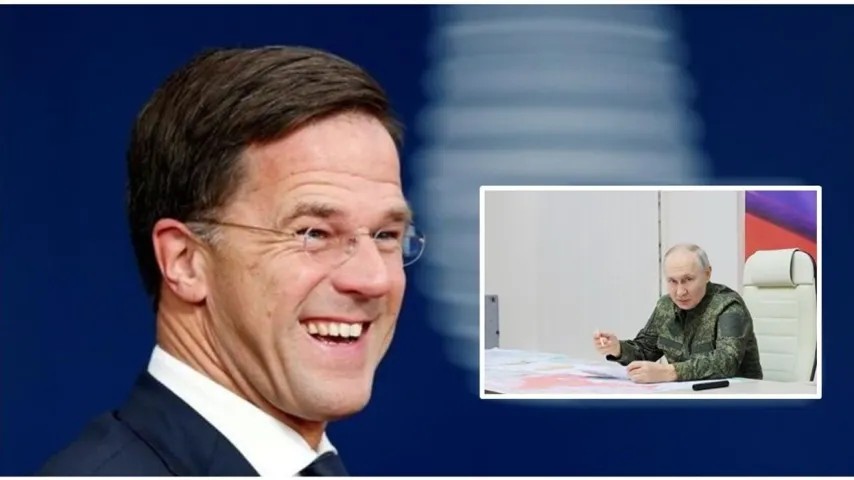 Rutte ironise sur Poutine : il porte l'uniforme militaire, mais toujours loin du front