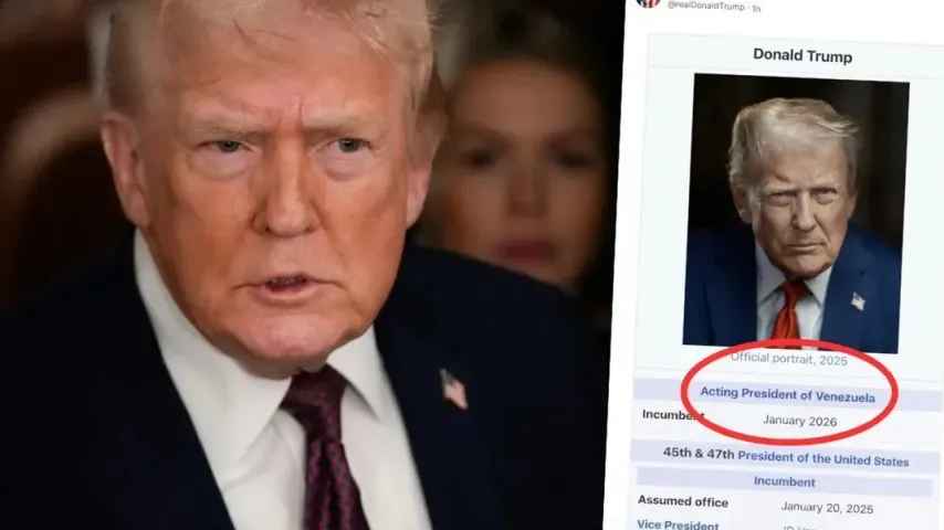 Trump "se présente" comme président par intérim du Venezuela