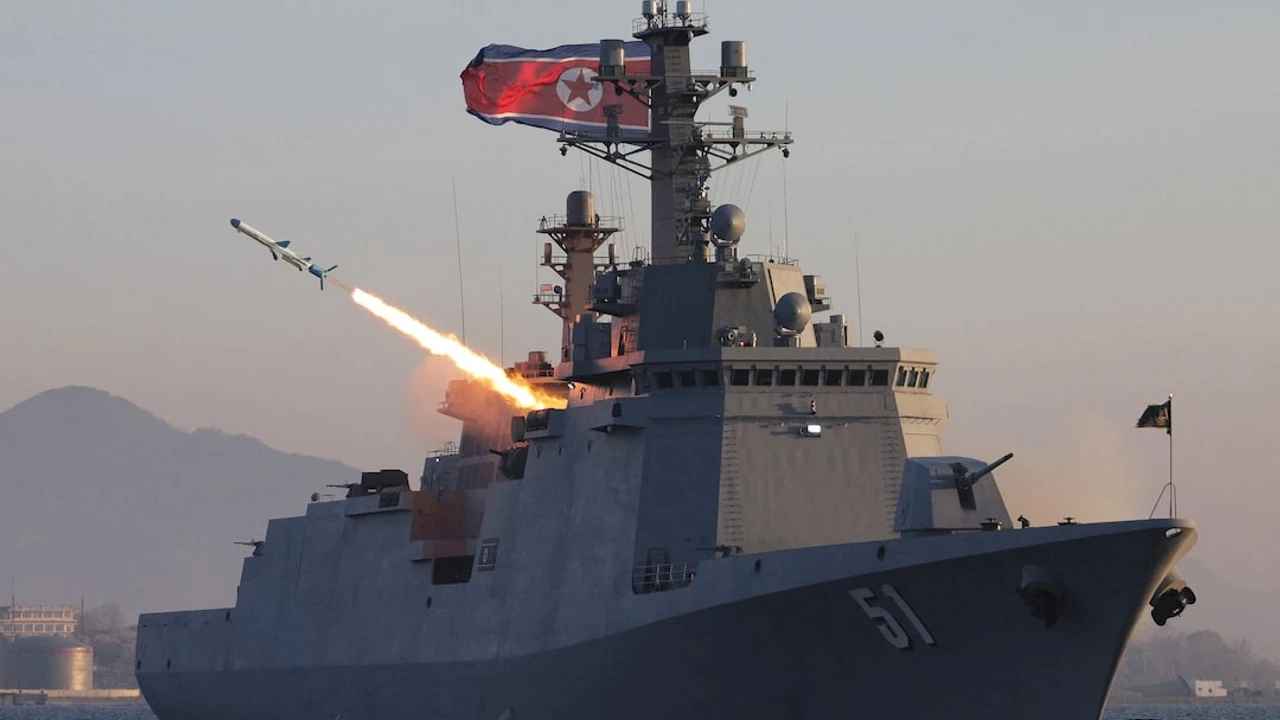 Corée du Nord teste missiles de croisière et anti-navires sur son nouveau destroyer