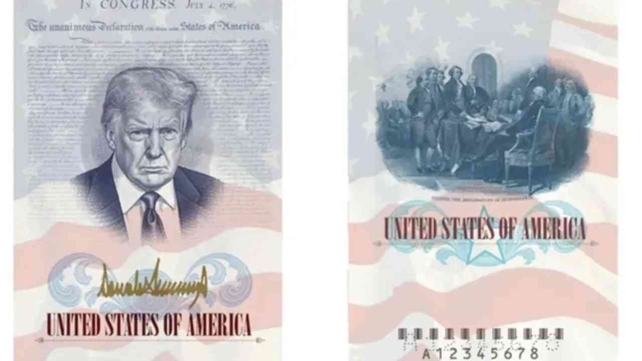 Les États-Unis pourraient modifier les passeports, proposition d'inclure l'image de Trump