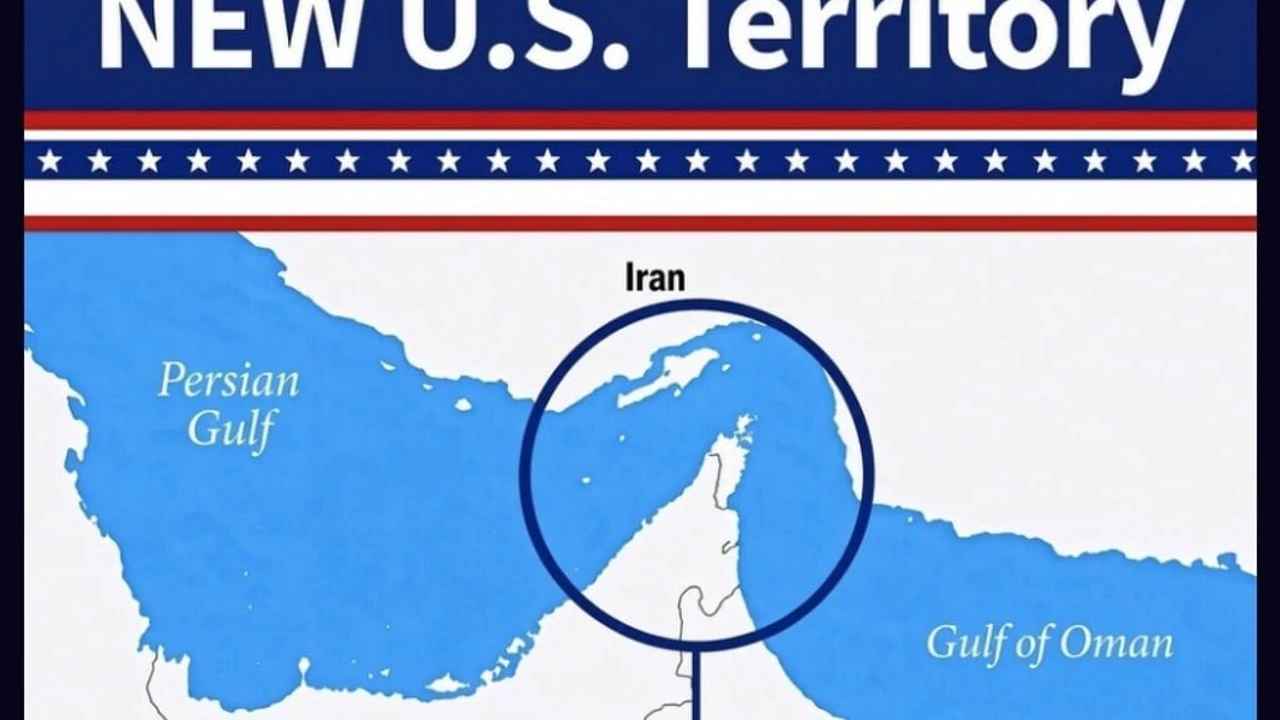 Trump provoque l'Iran : publie une carte marquant Hormuz comme territoire américain