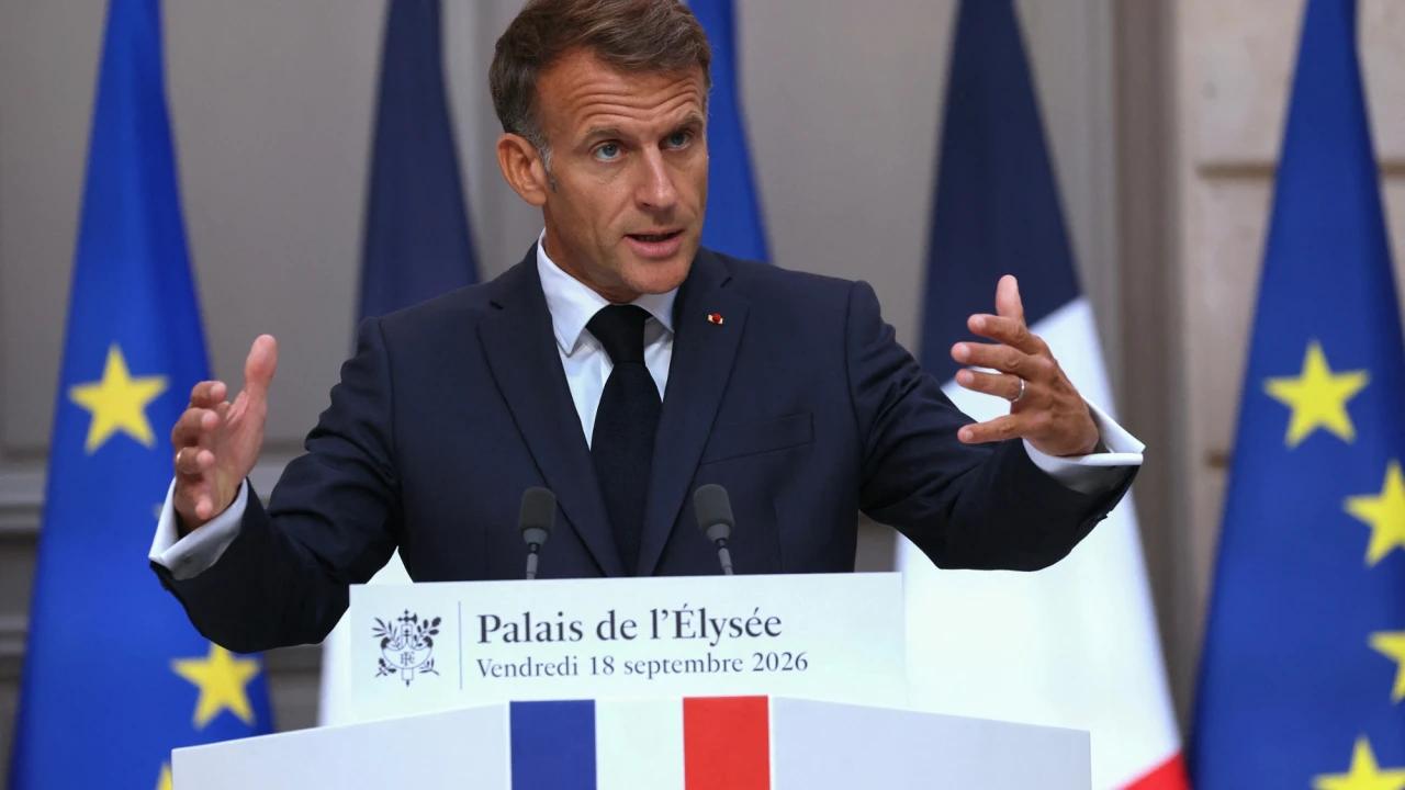 Macron : Nous répondrons à la Russie pour ses attaques hybrides