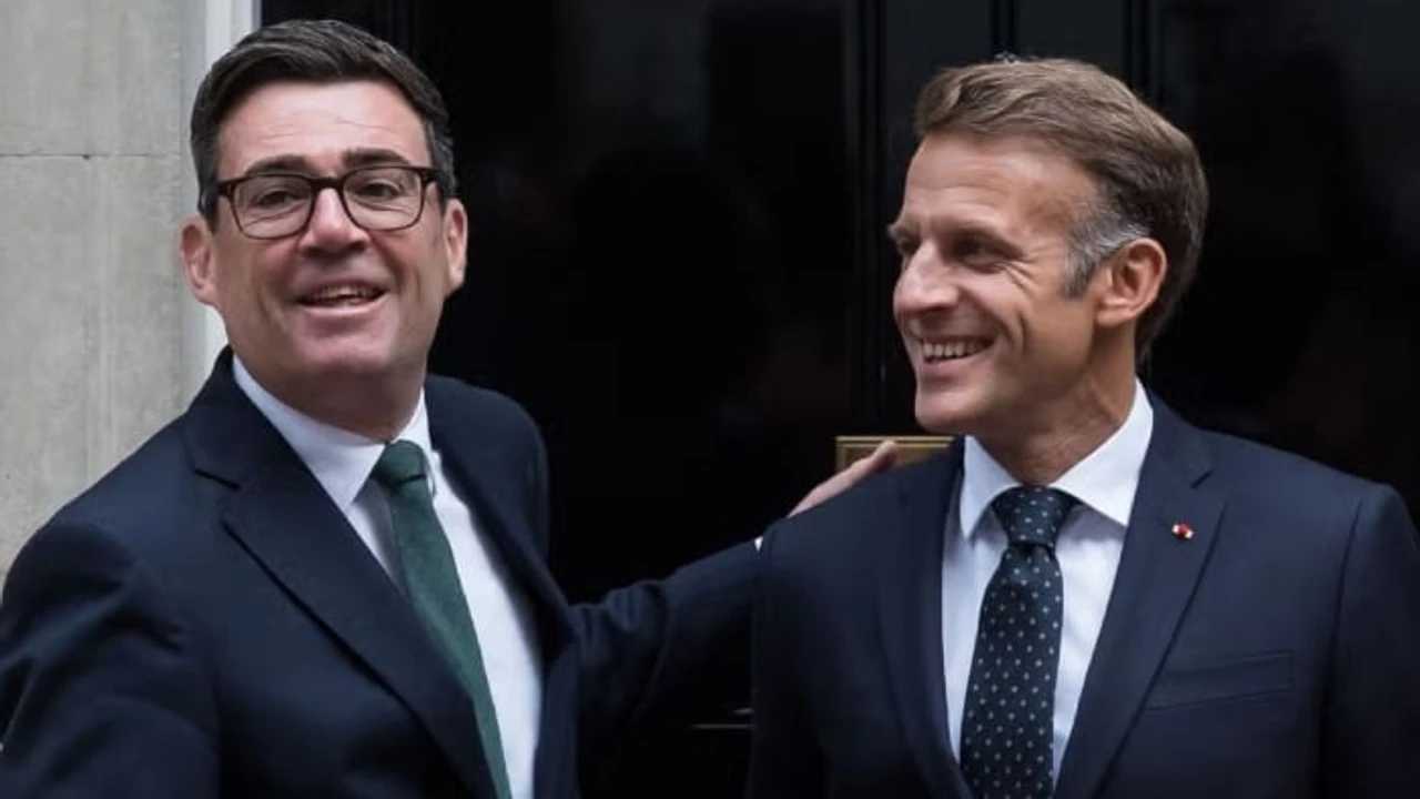 Macron : L'Angleterre reviendra dans l'UE / Président : Je salue les positions de Burnham