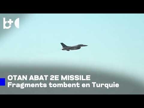 Second missile balistique iranien violant l'espace aérien turc détruit par la défense de l'OTAN