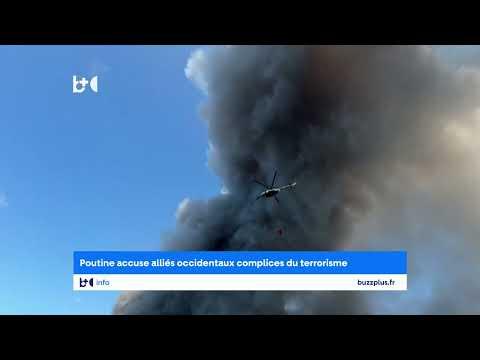 Complices du «terrorisme international» : Poutine accuse les alliés de l'Ukraine de miner la paix