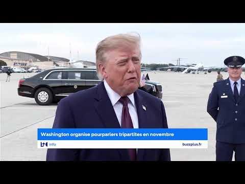 Le président américain annonce une brève rencontre Poutine‑Zelensky, négociations en novembre