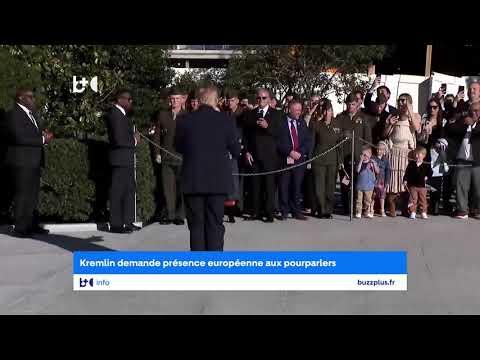 Le Kremlin provoque Trump : l'Europe doit faire partie des négociations