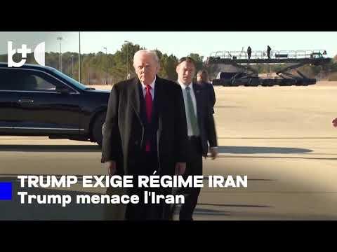 Trump appelle au changement de régime en Iran